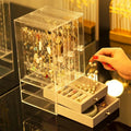 Transparent Jewelry Organizer Box with Drawers