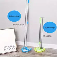 Triangle Wall Cleaning Mop with Cloth Cover