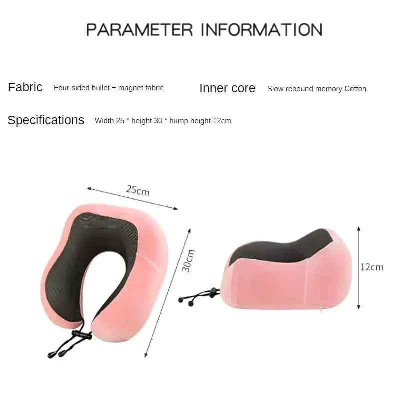 U Shaped Memory Foam Neck Pillow for Comfort