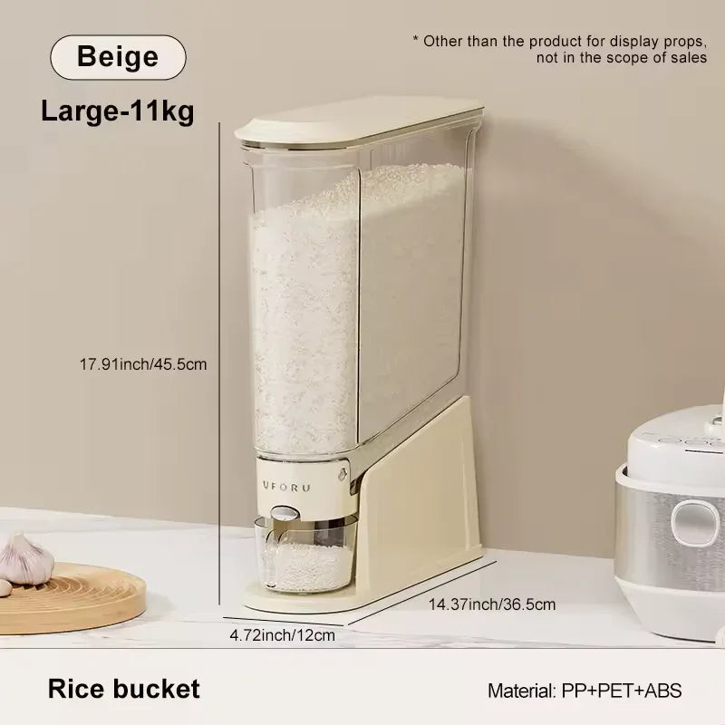 Rice Storage Container 5.5kg for Kitchen