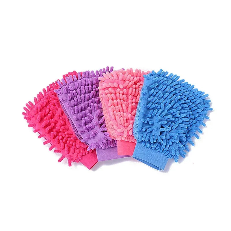 Ultrafine Fiber Cleaning Gloves for Easy Dusting
