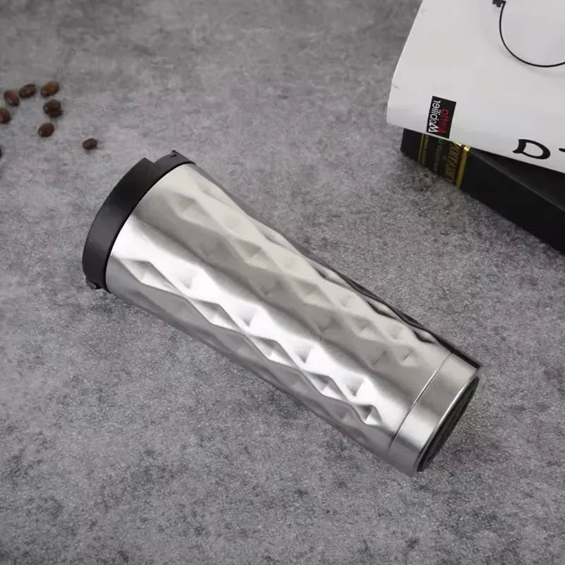 500ml Insulated Travel Mug Stainless Steel