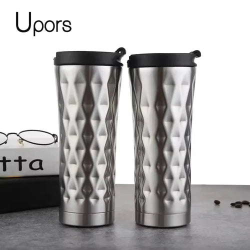500ml Insulated Travel Mug Stainless Steel