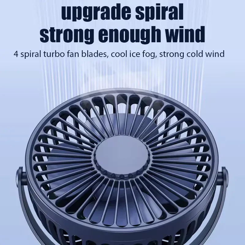 USB Rechargeable Clip-On Fan – Quiet & Long-Lasting