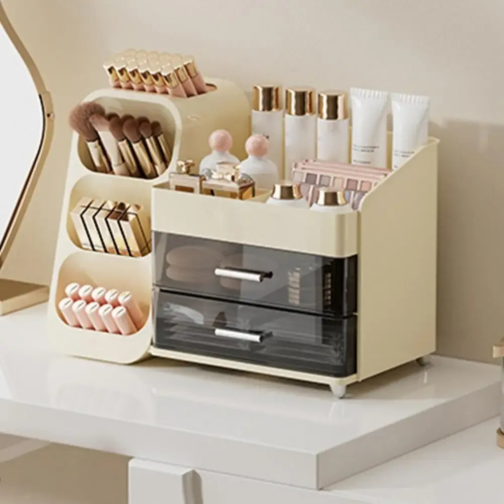 Vanity Storage Box Large Capacity Makeup Organizer