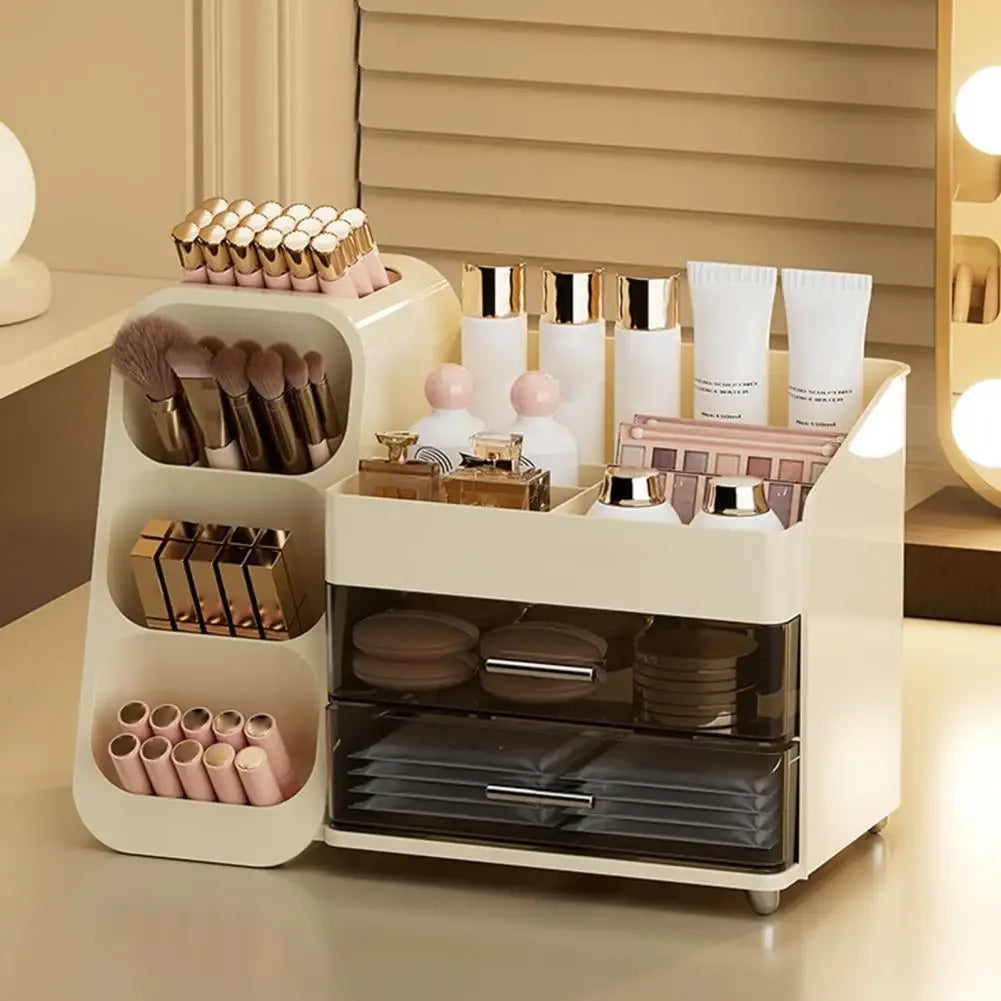 Vanity Storage Box Large Capacity Makeup Organizer