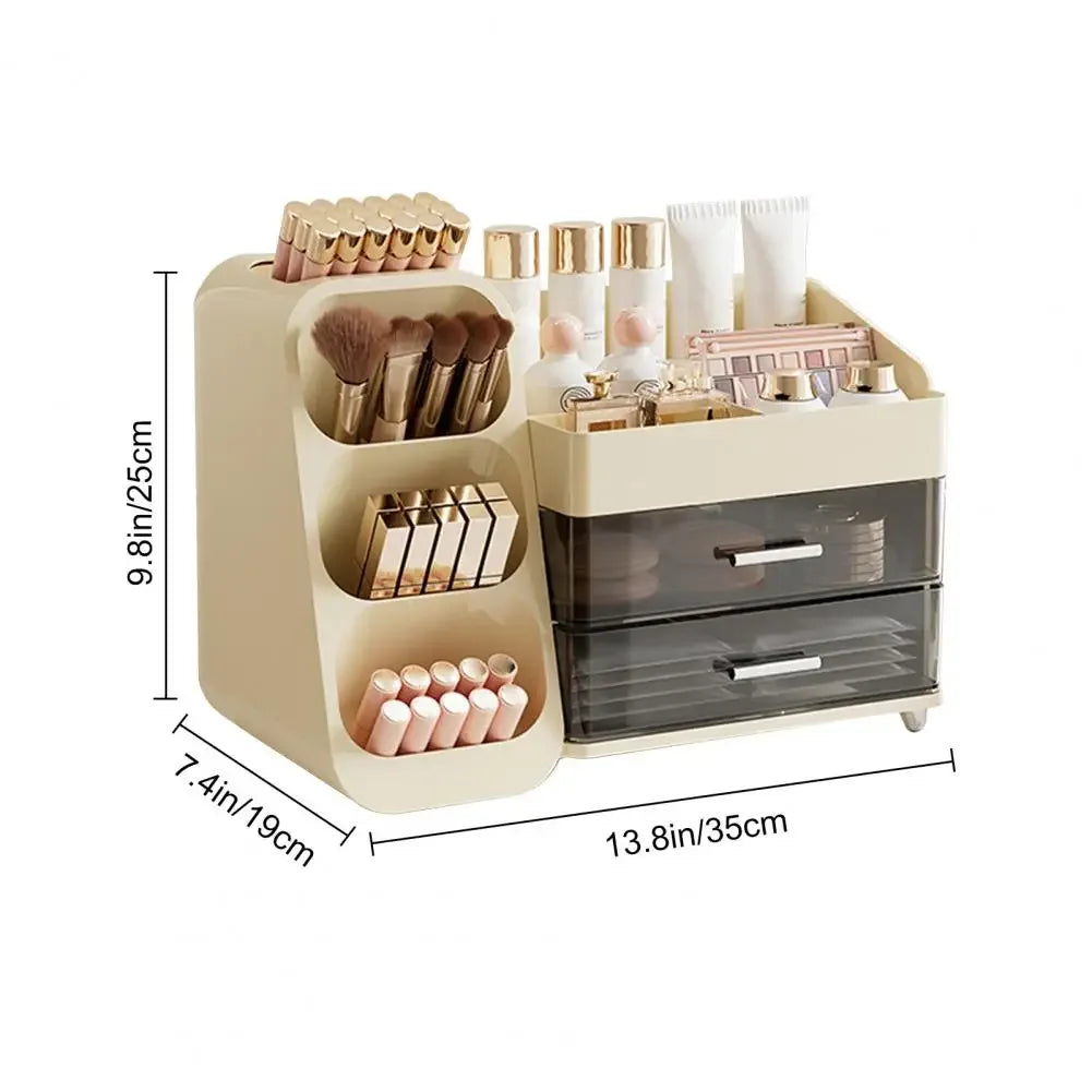 Vanity Storage Box Large Capacity Makeup Organizer