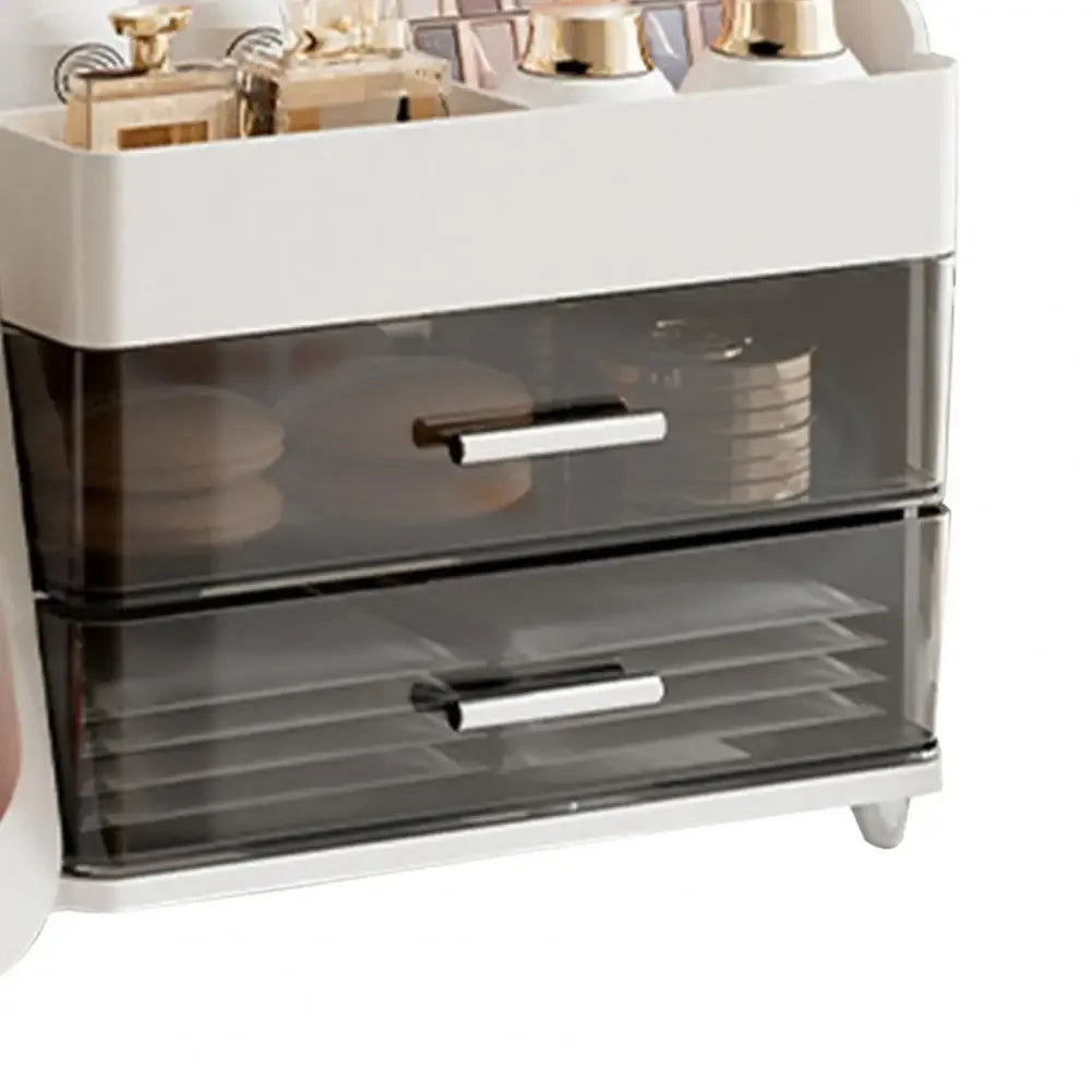 Vanity Storage Box Large Capacity Makeup Organizer