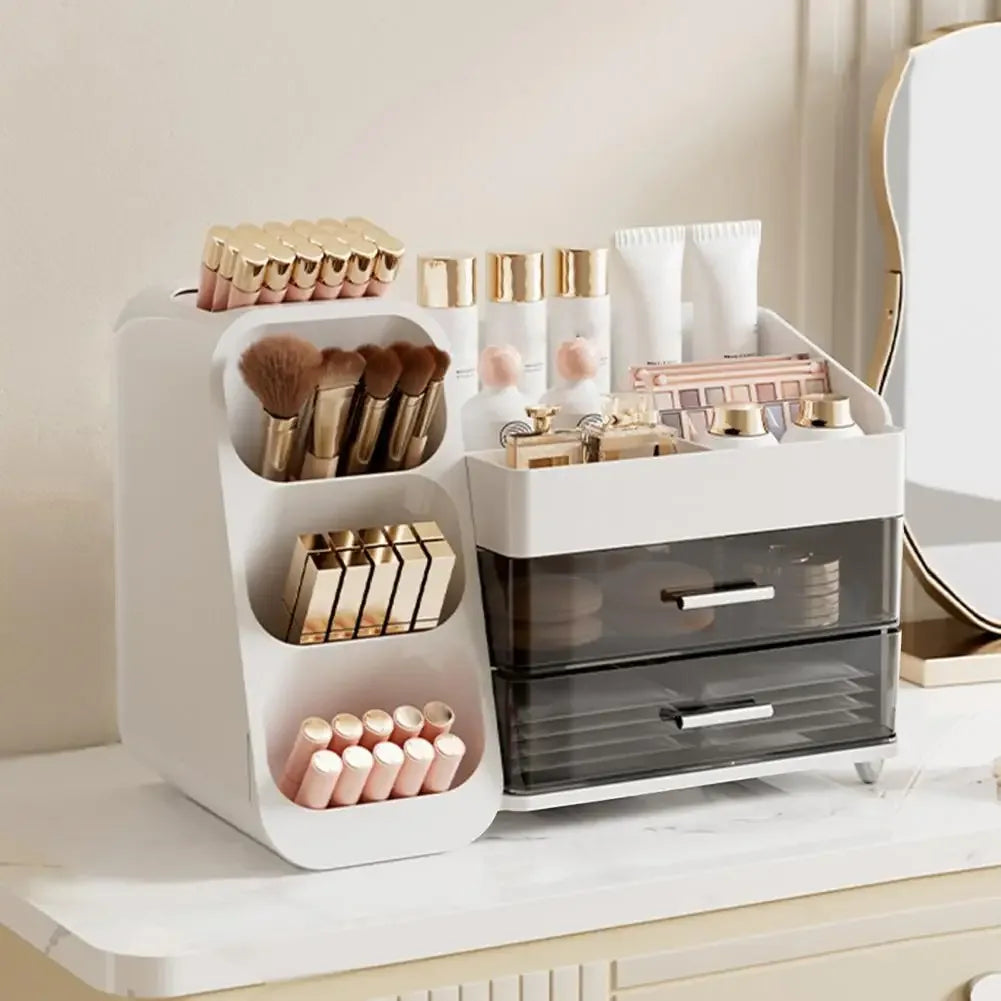 Vanity Storage Box Large Capacity Makeup Organizer