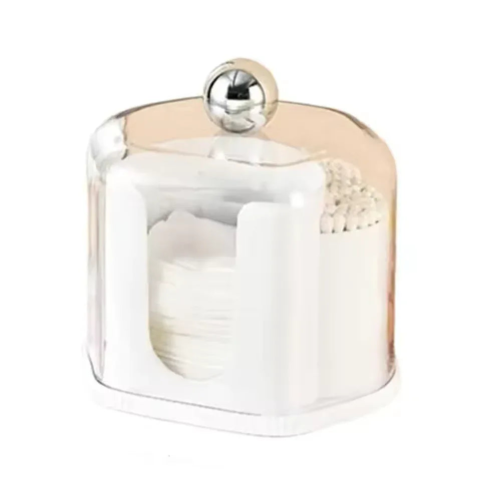 2 in 1 Qtip Holder with Cotton Pad Organizer