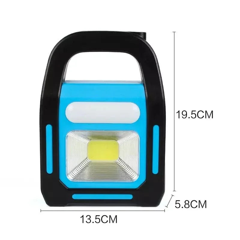 3 in 1 Solar Flashlight with Spotlight - Portable LED Light