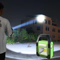 3 in 1 Solar Flashlight with Spotlight - Portable LED Light