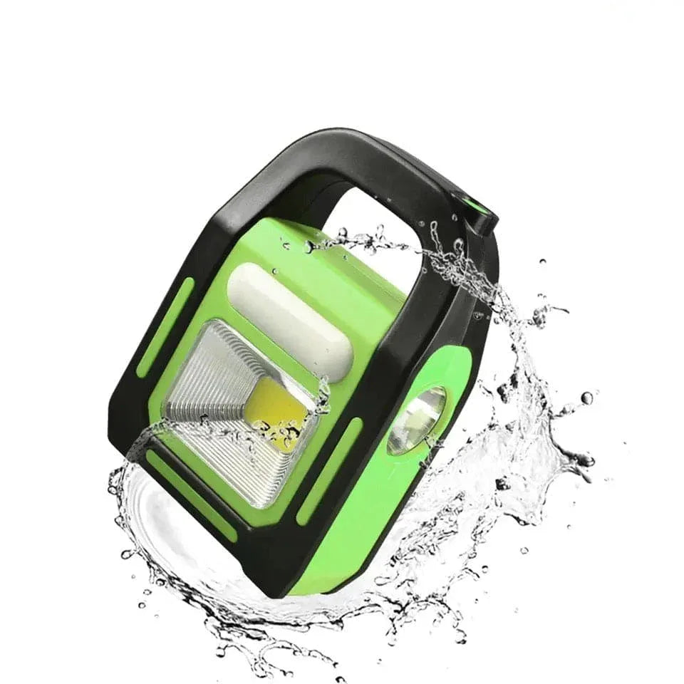 3 in 1 Solar Flashlight with Spotlight - Portable LED Light
