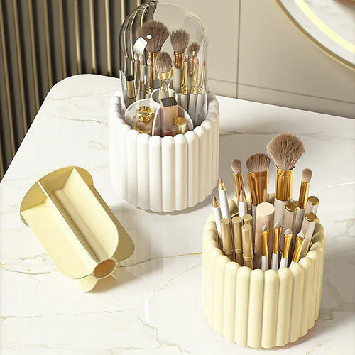 360 Degree Rotating Cosmetic Organizer for Brushes