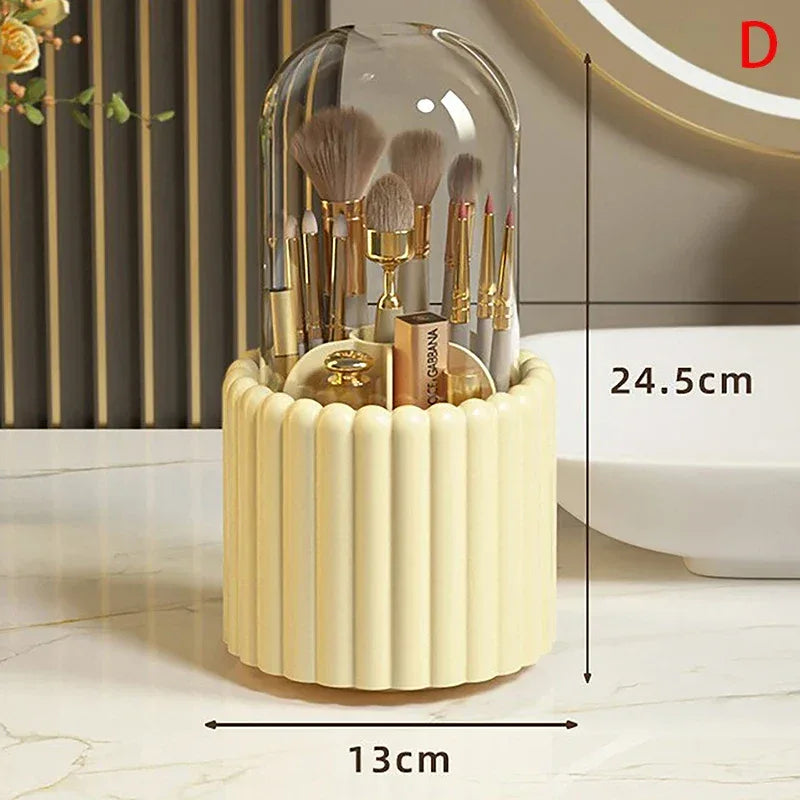 360 Degree Rotating Cosmetic Organizer for Brushes