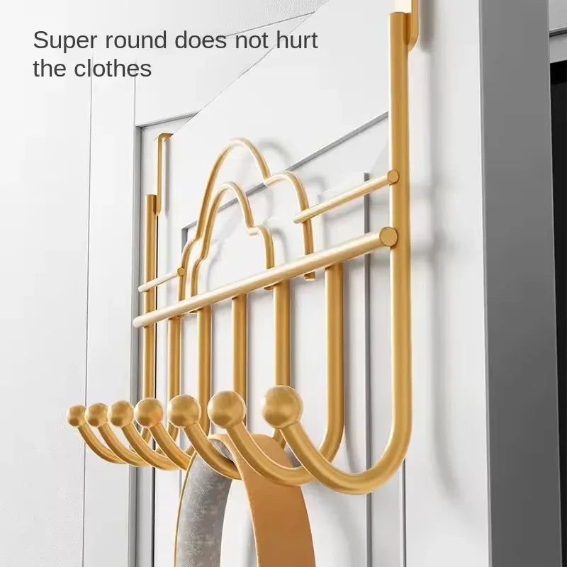 Gold Over-the-Door Hooks Behind Door Hooks for Clothes