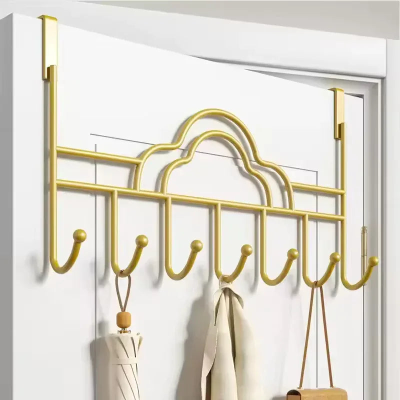 Gold Over-the-Door Hooks Behind Door Hooks for Clothes