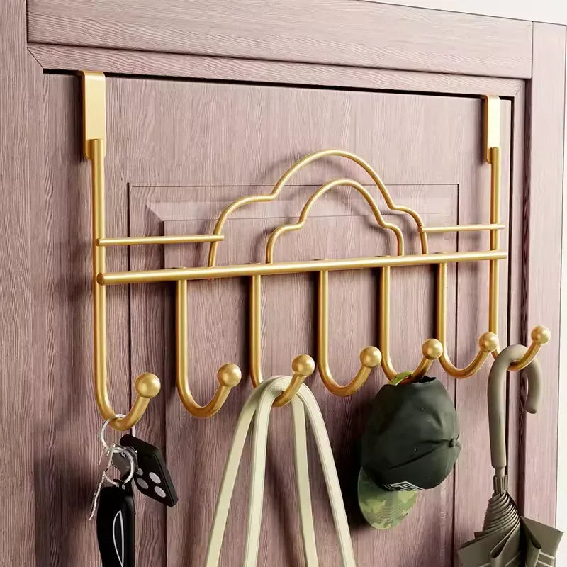 Gold Over-the-Door Hooks Behind Door Hooks for Clothes