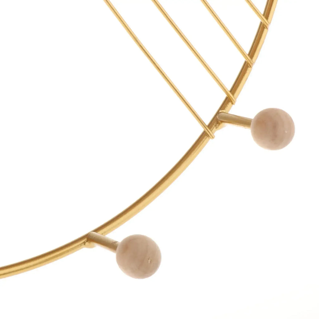Floating Wall Shelf for Decor with Hooks