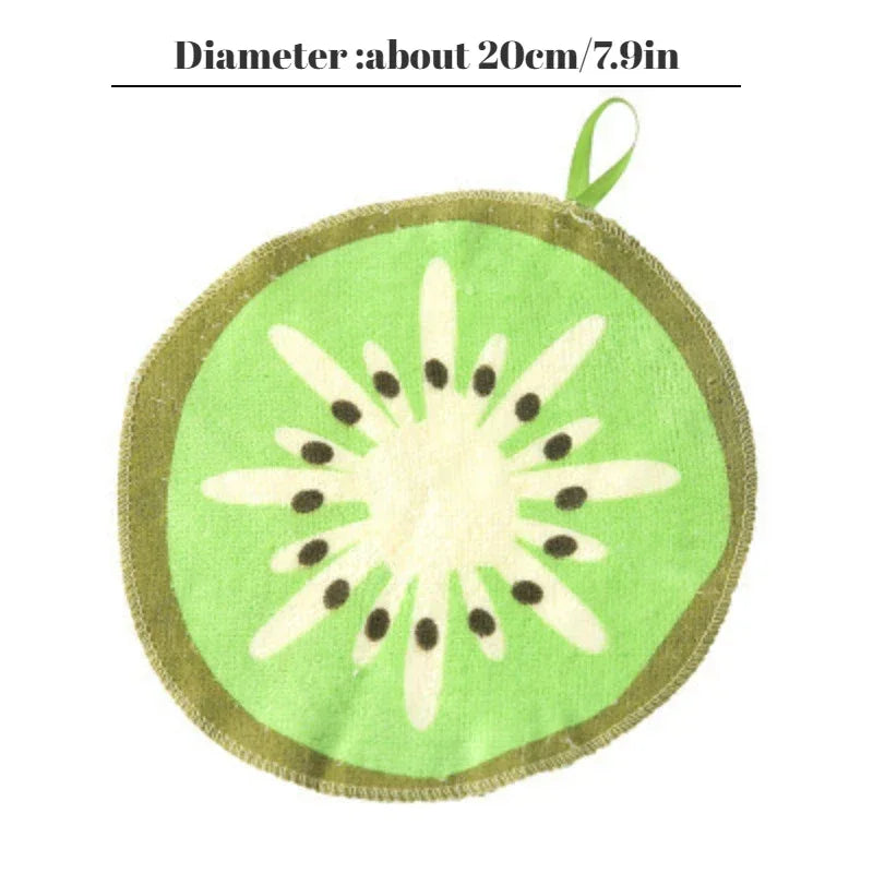 Pack of 4 Fruit Shape Microfiber Dishcloths Set