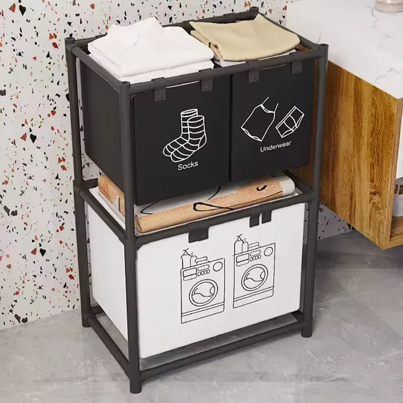 Multi Functional 2 Layer Laundry Basket