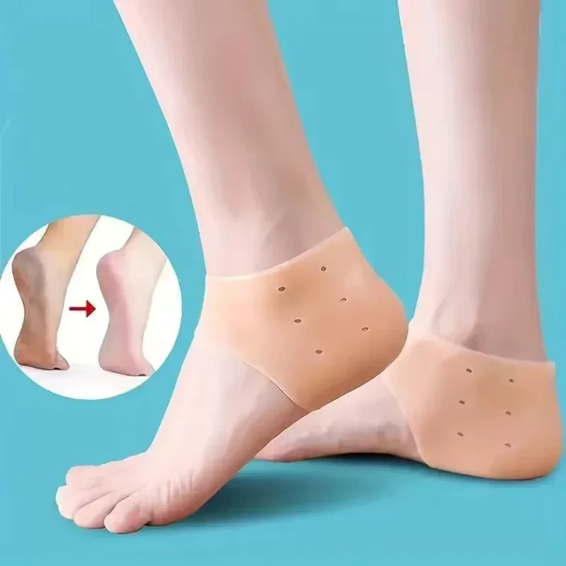 Silicone Heel Socks for Cracked Heels - Soft & Durable