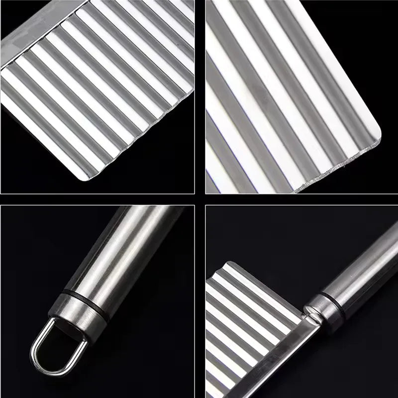 Stainless Steel Wavy Potato Cutter Tool