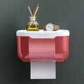 Wall Mounted Toilet Paper Holder with Storage Box