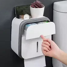 Wall Mounted Bathroom Organizer with Storage Holder