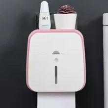 Wall Mounted Bathroom Organizer with Storage Holder