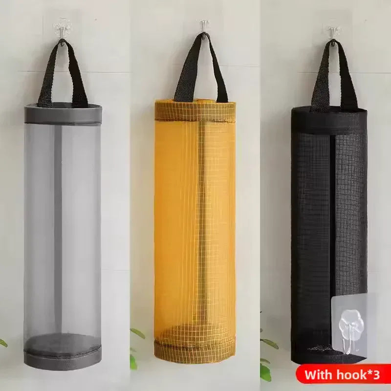 Wall Mounted Plastic Bag Organizer – Durable & Space-Saving
