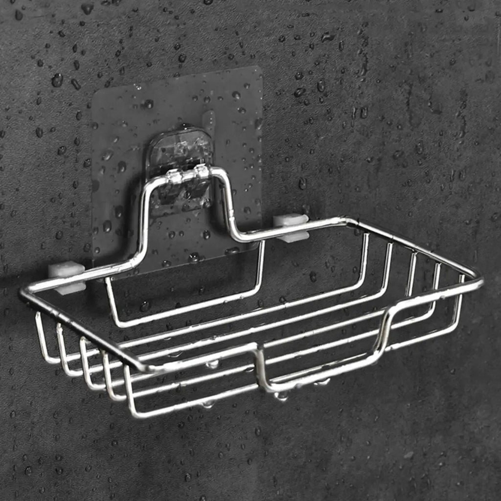Wall Mounted Soap Holder - Stainless Steel Rack