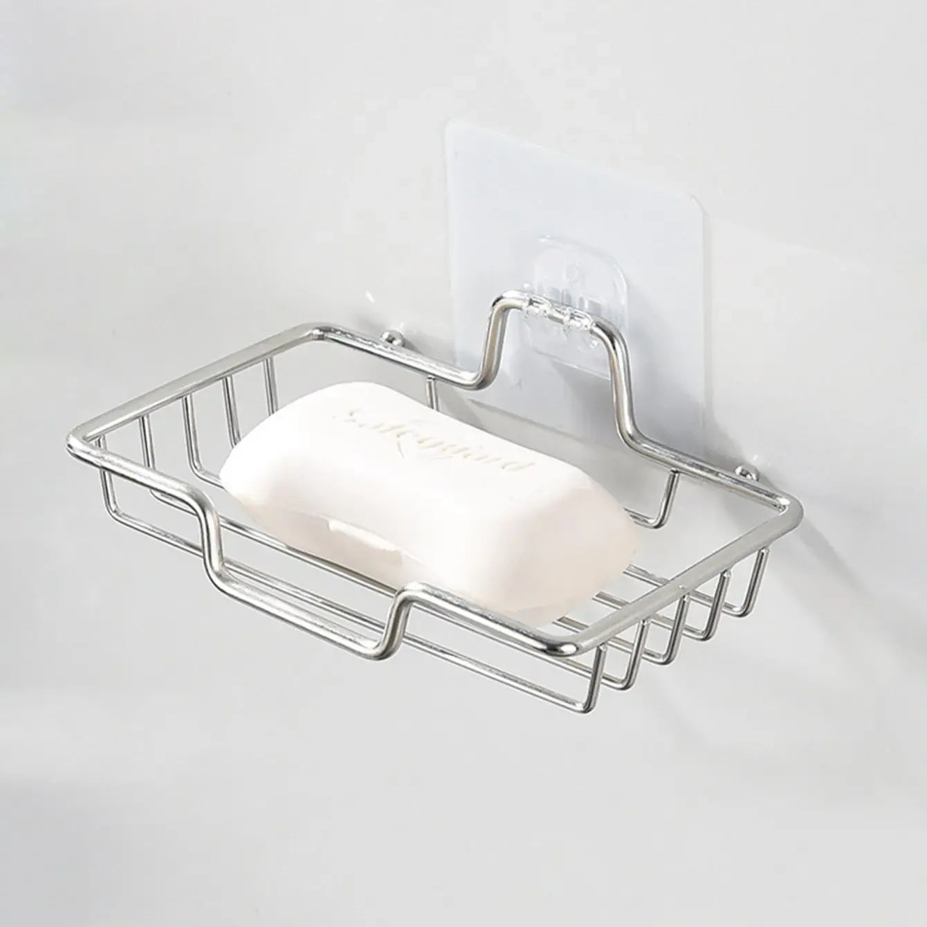 Wall Mounted Soap Holder - Stainless Steel Rack