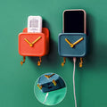 Wall Mounted Storage Box with Clock Design
