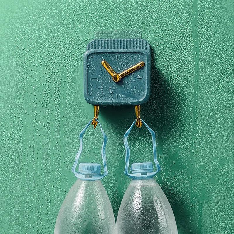 Wall Mounted Storage Box with Clock Design