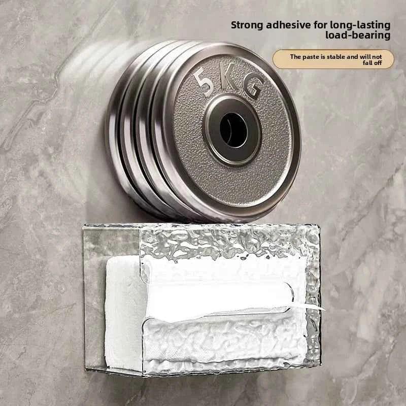 Glacier Pattern Wall-Mounted Tissue Box