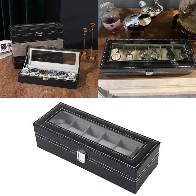 Luxury Watch Display Case with Lock