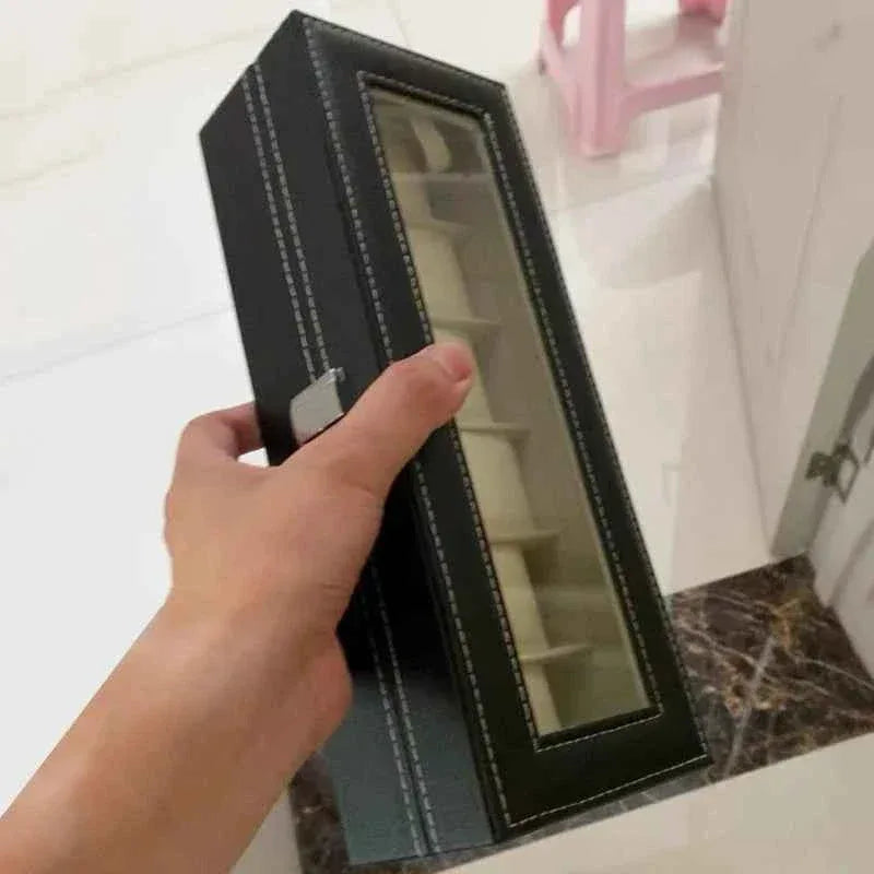 Luxury Watch Display Case with Lock