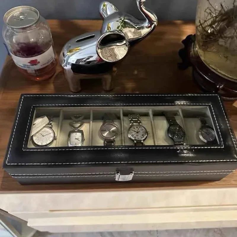 Luxury Watch Display Case with Lock