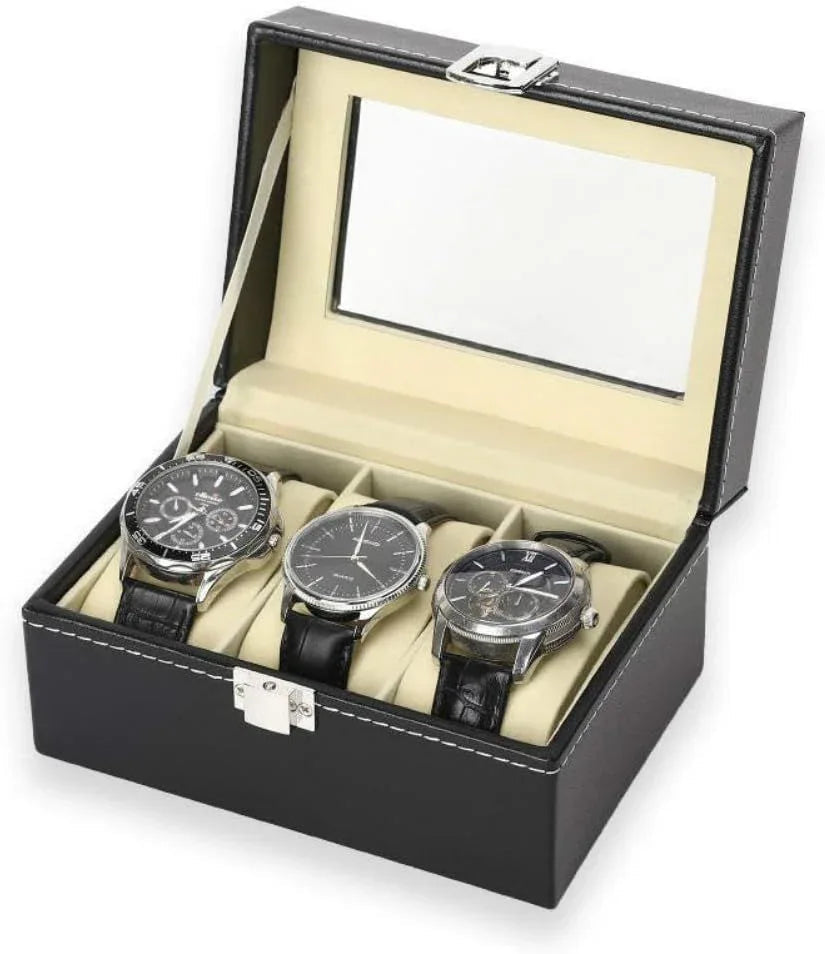 Luxury Watch Display Case with Lock