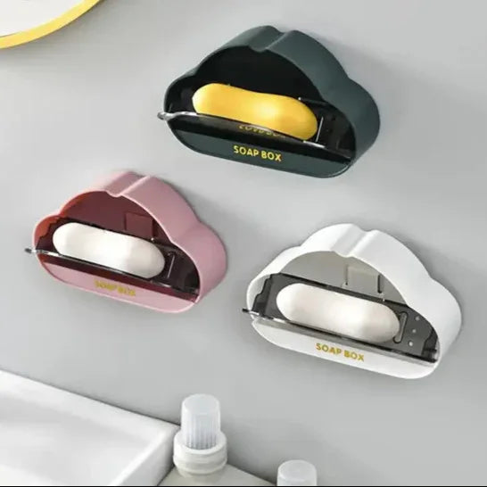 Whimsical Cloud Soap Dish - Wall Mount Soap Box