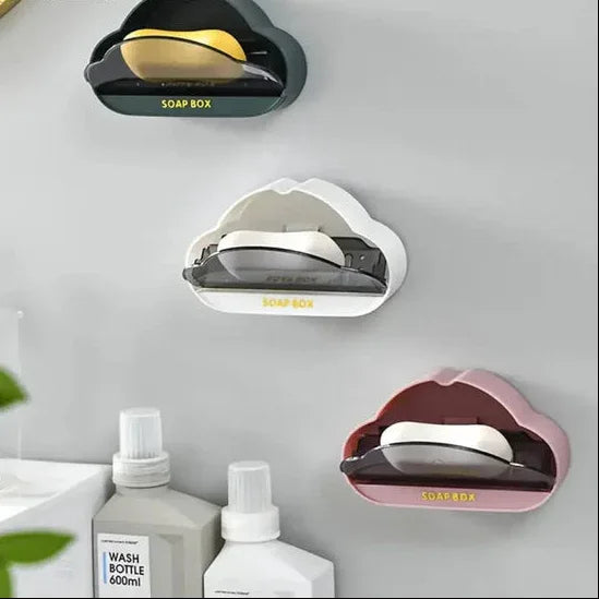 Whimsical Cloud Soap Dish - Wall Mount Soap Box