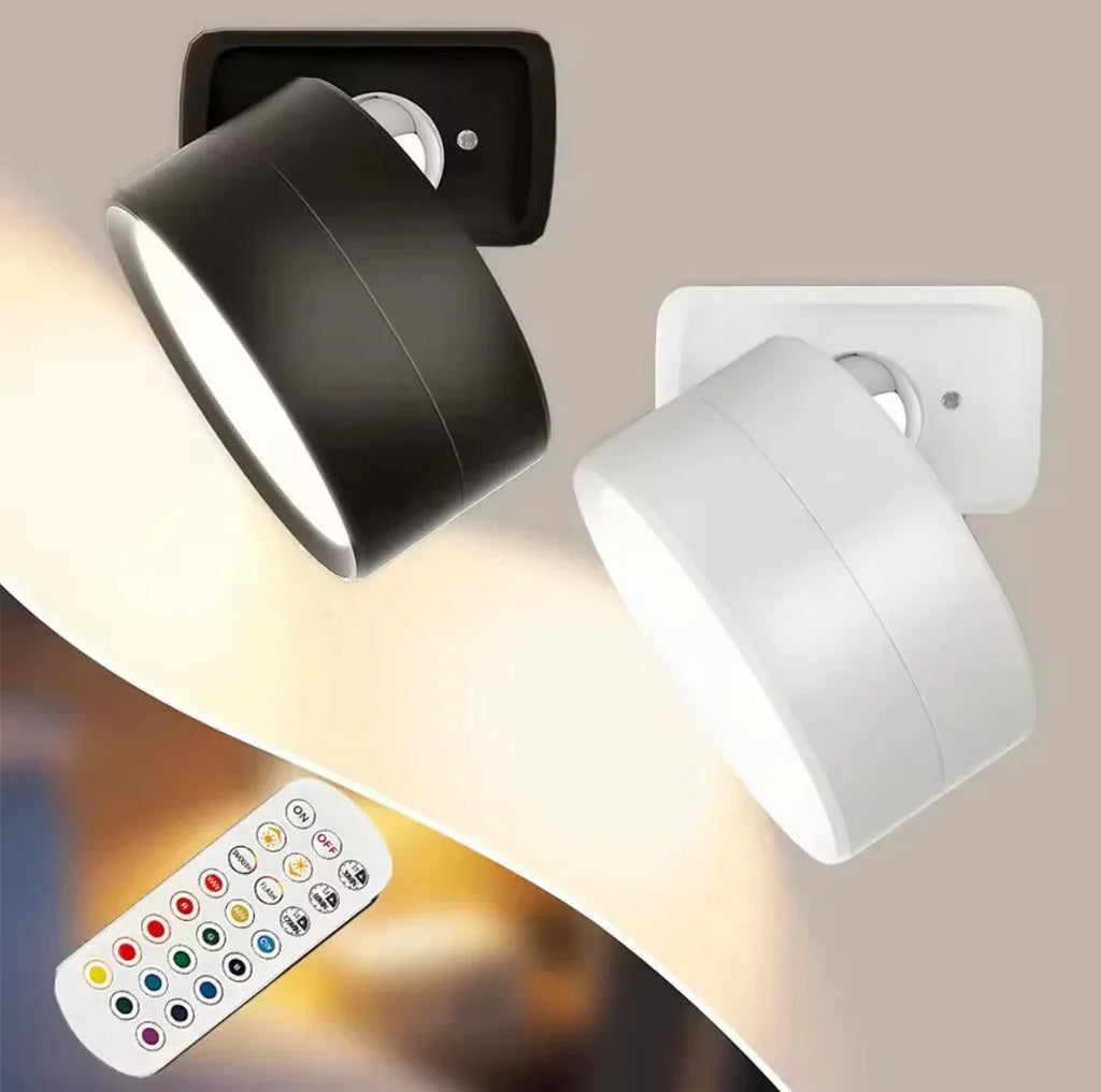 360 Degree LED Wall Lamp with Remote Control