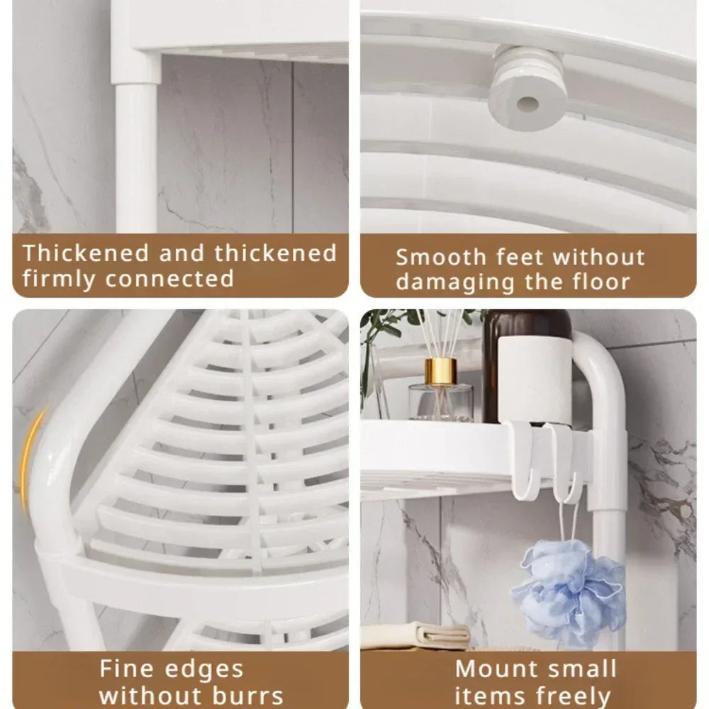 Multi Tier Storage Organizer Bathroom Rack