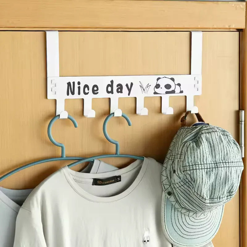 Over The Door Hanger Rack with 6 Hooks