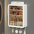 Wall Mounted Bathroom Storage Cabinet with Hooks