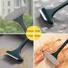Window Cleaning Tool with Dual-Sided Brush