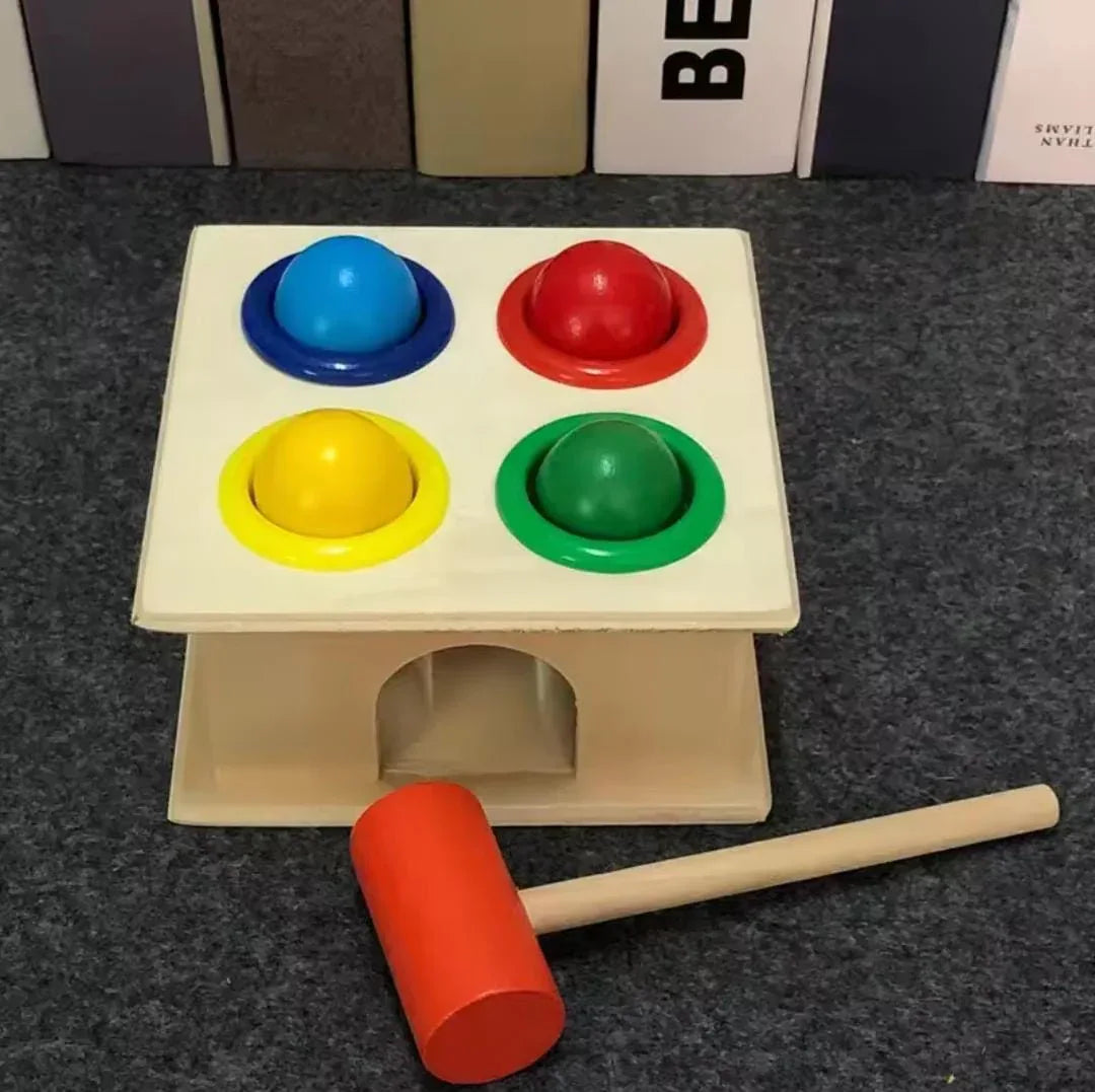 Wooden Hammer Toy – Early Education Learning Game for Kids