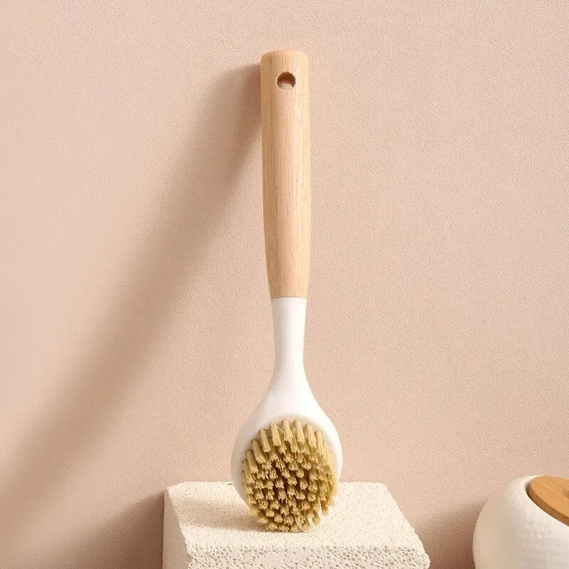 Wooden Handle Dishwashing Brush for Easy Cleaning
