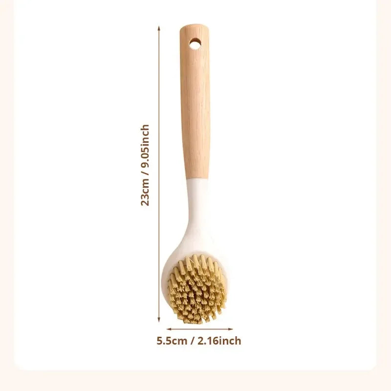 Wooden Handle Dishwashing Brush for Easy Cleaning